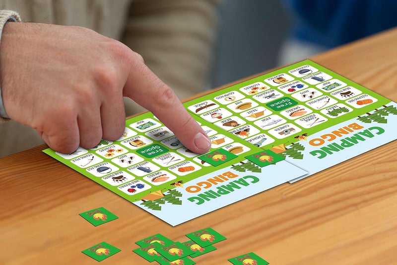 Disfuco Camping Bingo Game - 24 Player Outdoor Activity for School Parties, Birthdays and Nature Parties - Image 3